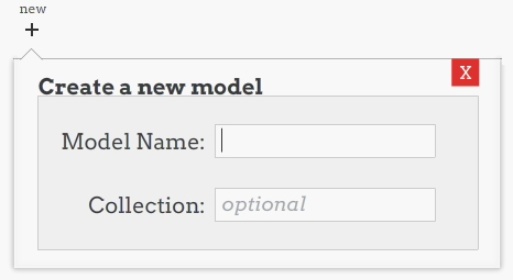 Create new model